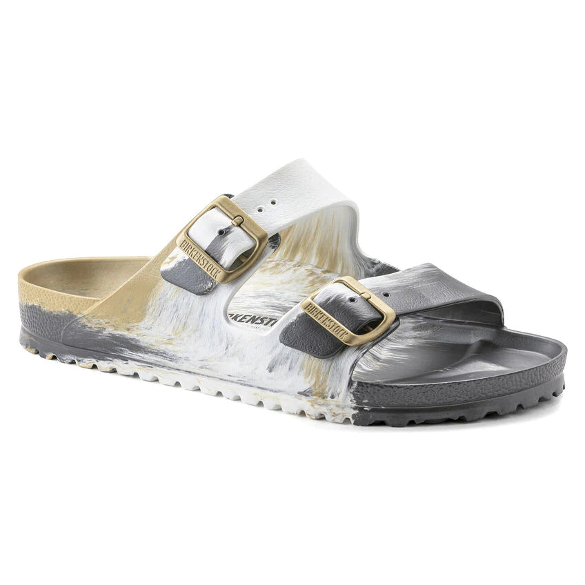 Men's sandals with a decorative buckle or charmBirkenstock Arizona EVA Multi Glamour Gold N/R 1022300/1022502