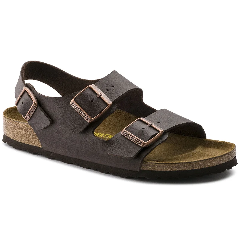 Men's sandals with a removable insole for cleaningBirkenstock Milano DK Brown BF 034701