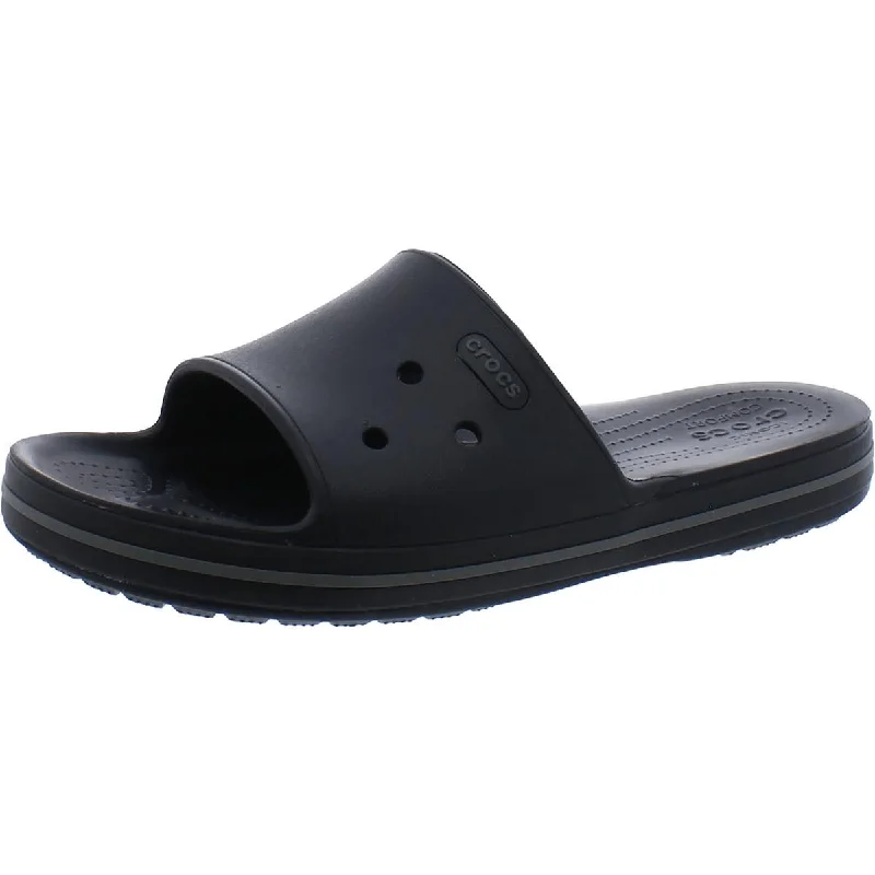 Men's sandals with a toe post designCrocs Mens Flat Slip On Slide Sandals