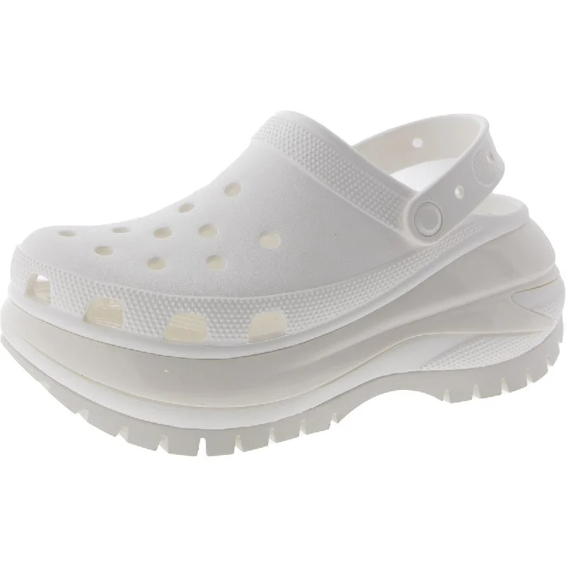 Men's sandals with a removable insole for cleaningCrocs Mens Mega Crush Clog Perforated  Clogs