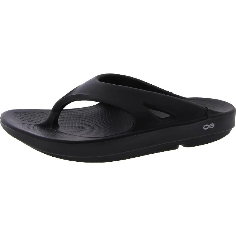 Men's sandals with a rubber sole for tractionCrocs Mens Thong Slip-On Flip-Flops