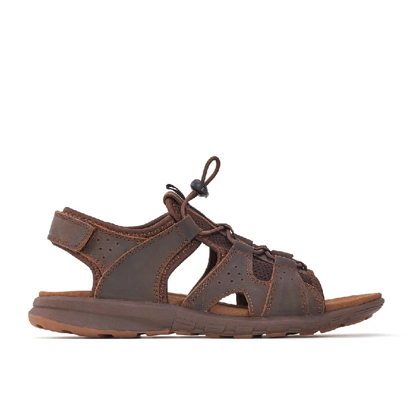 Men's leather sandals with an adjustable strapDaytona