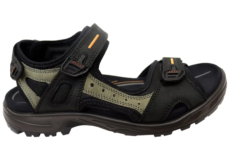 Men's sandals with a buckle closureECCO Mens Offroad Comfortable Leather Adjustable Sandals