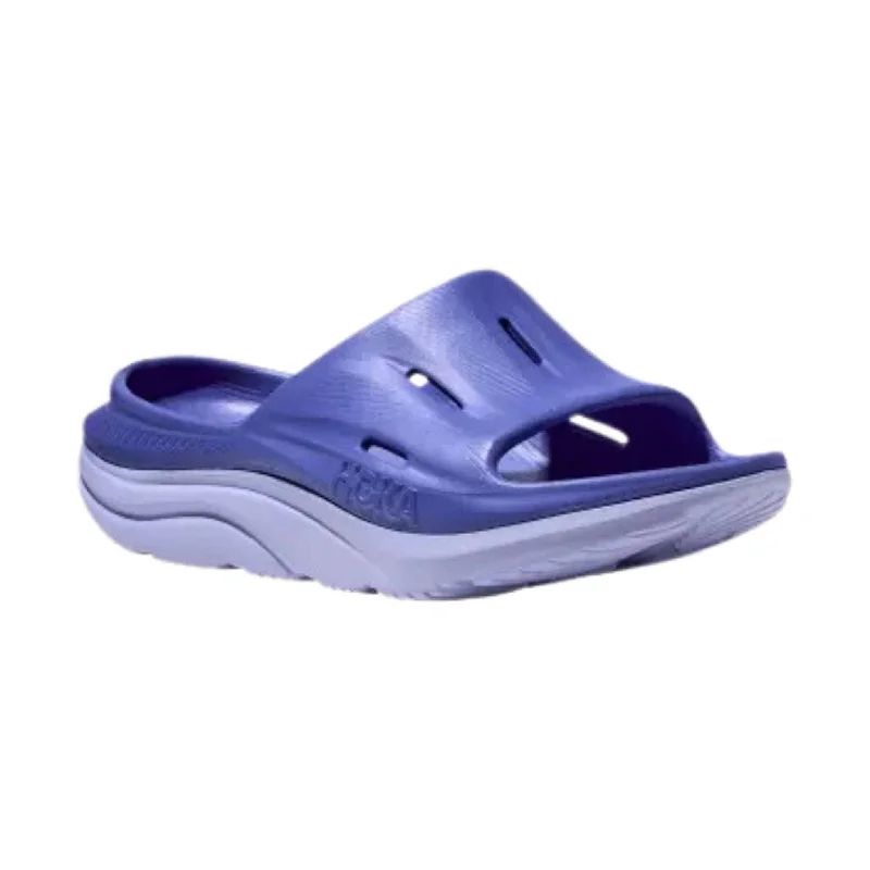 Men's sandals with a padded heelHOKA Ora Recovery Slide 3 - Stellar Blue/Mirage