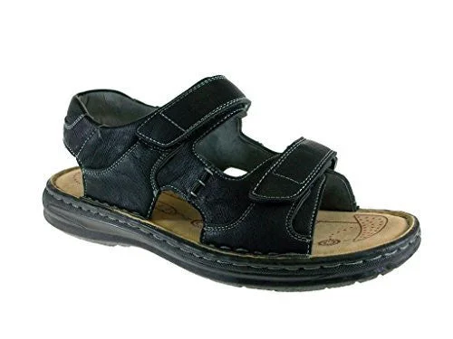 Men's sandals with a cushioned footbedJ's Awake Men's Locus-83 Open Toe Comfort Sandals