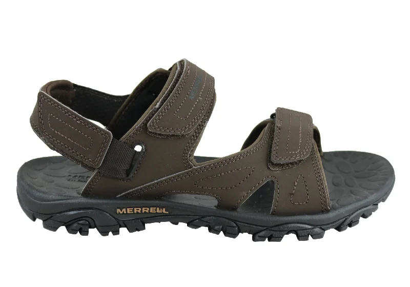 Men's sandals with a cushioned footbedMerrell Mens Mojave Sport Sandals With Adjustable Straps