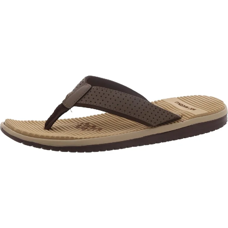 Men's sandals with a cushioned footbedMio Marino Mens Thong Round toe Flip-Flops