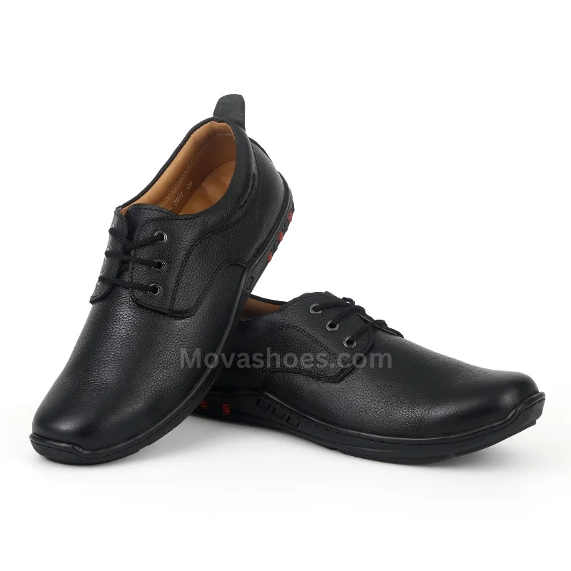 Men's loafers with a tassel front for a classic lookMova Leather Casual 2041 - Black