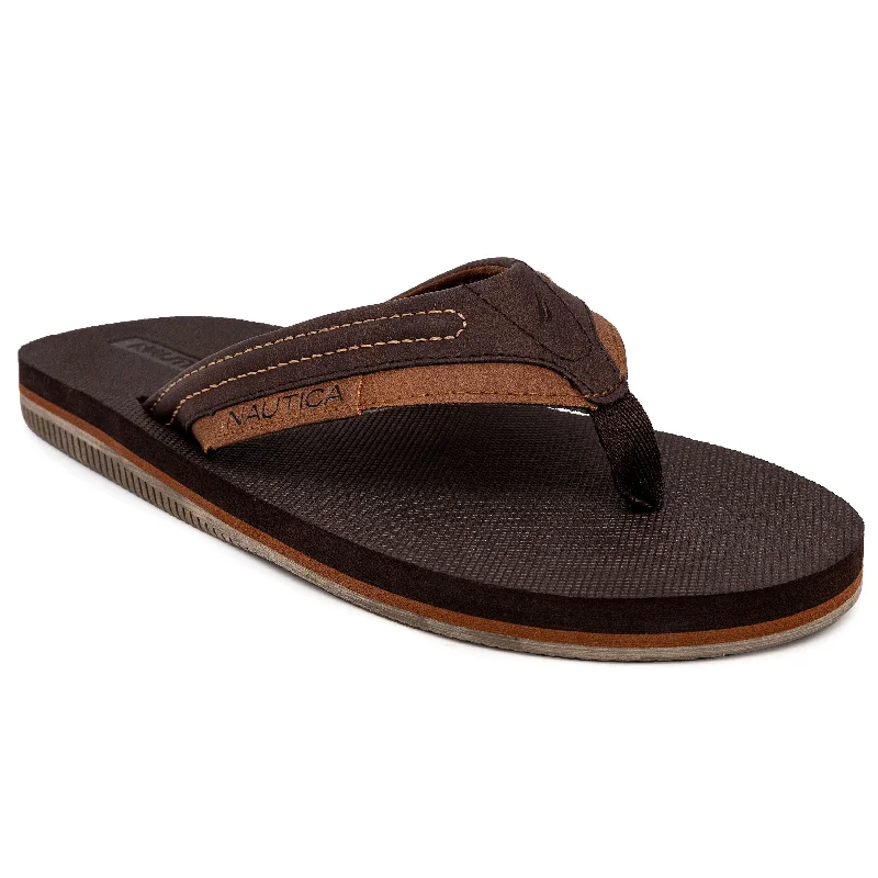 Men's sandals with a cushioned footbedNautica Trevor Flip-Flop