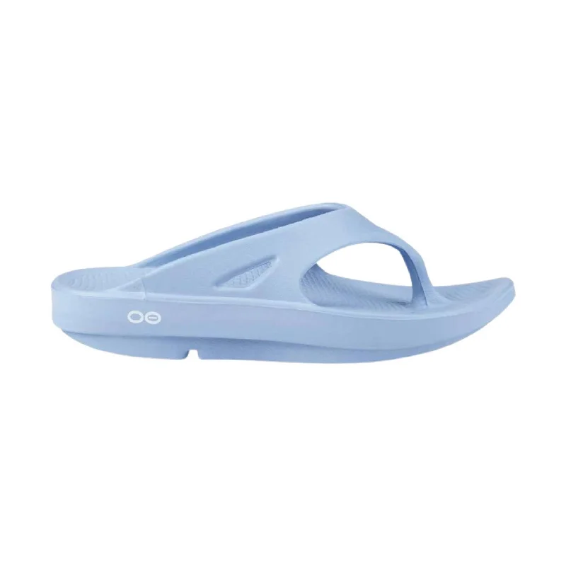 Men's sandals with a wide strap for supportOOfos OOriginal Flip Flop - Neptune Blue