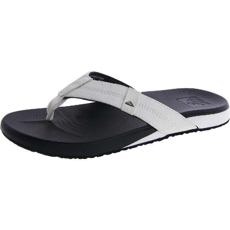 Men's sandals with a durable outer soleReef Mens Cushion Bounce Phantom Summer Slip On Thong Sandals