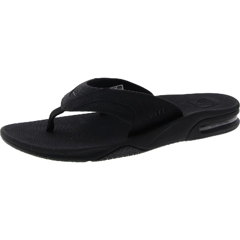 Men's sandals with a stretchy strap for a better fitReef Mens Fanning Bottle Opener Slip On Flip-Flops