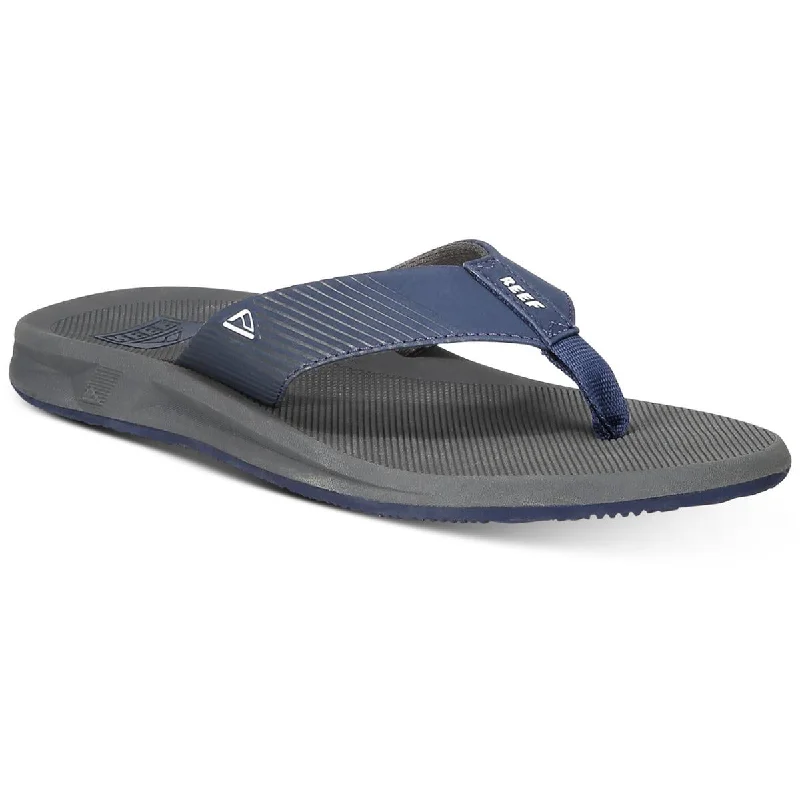 Men's sandals with a wide strap for supportReef Mens Phantom II Laceless  Flip-Flops