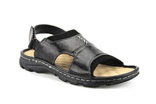 Men's sandals with a padded heelRocus Men's JF5-45 Comfort Open Toe Sandals Shoes