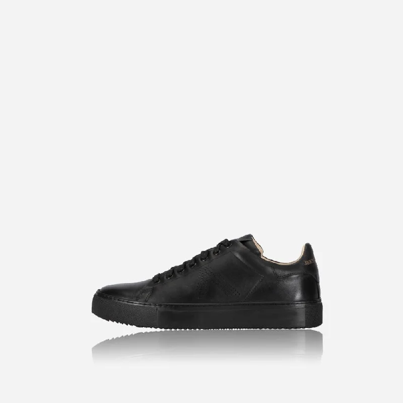 Men's loafers with a pointed toe for a stylish appearanceLeather Sneaker, Black