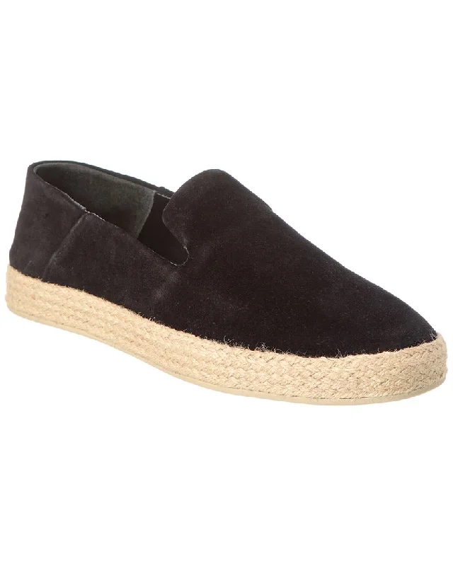 Men's sandals with a perforated leather upper for ventilationVince Emmitt Suede Espadrille