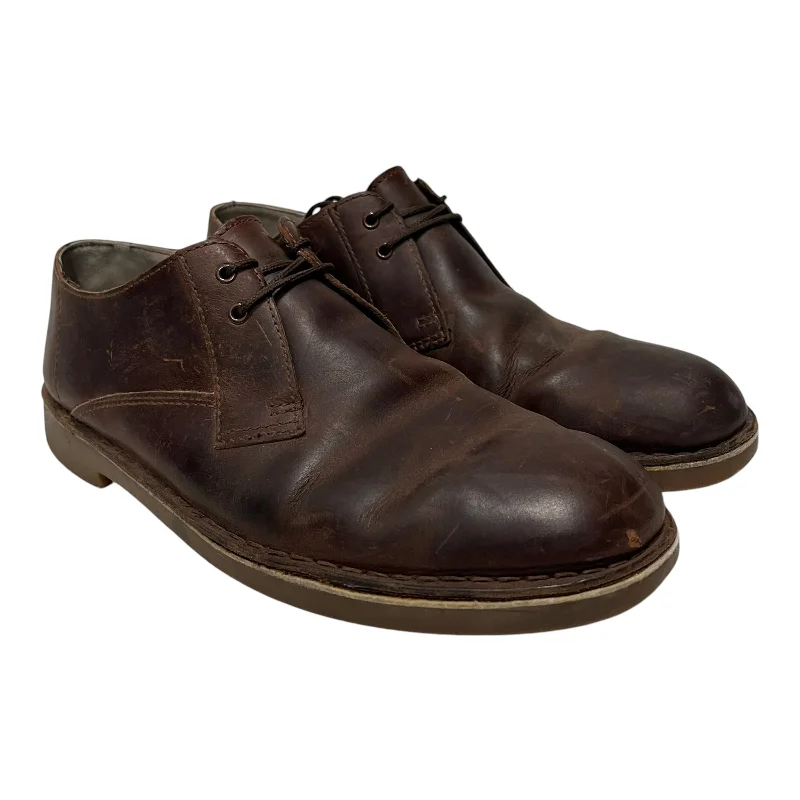 Men's Oxford shoes with a buckle closure and a pointed toeClarks/Dress Shoes/US 9.5/Leather/BLK/