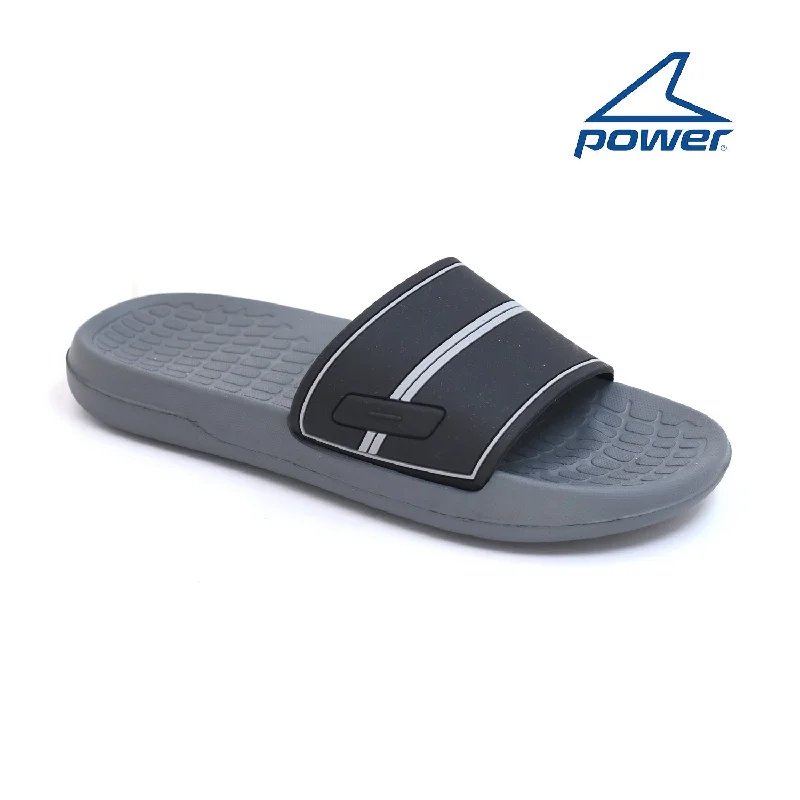 Men's slippers with a leather sole for a classic lookPower - Men