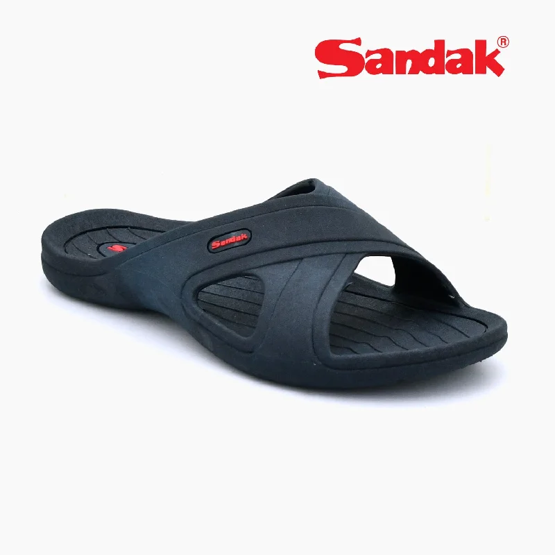 Men's slippers with a removable insole for cleaningSandak - Men