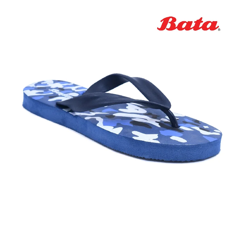 Men's slippers with a leather sole for a classic lookBata - Men