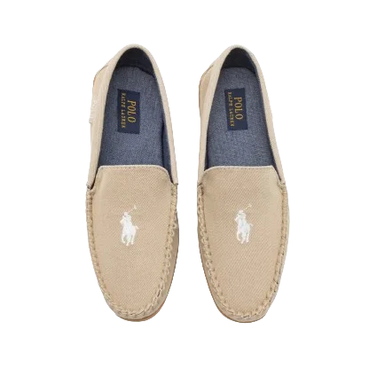 Men's casual sneakers with a mesh upperPolo Ralph Lauren - Brenan Slip-on Shoe - Beige/Milkshake