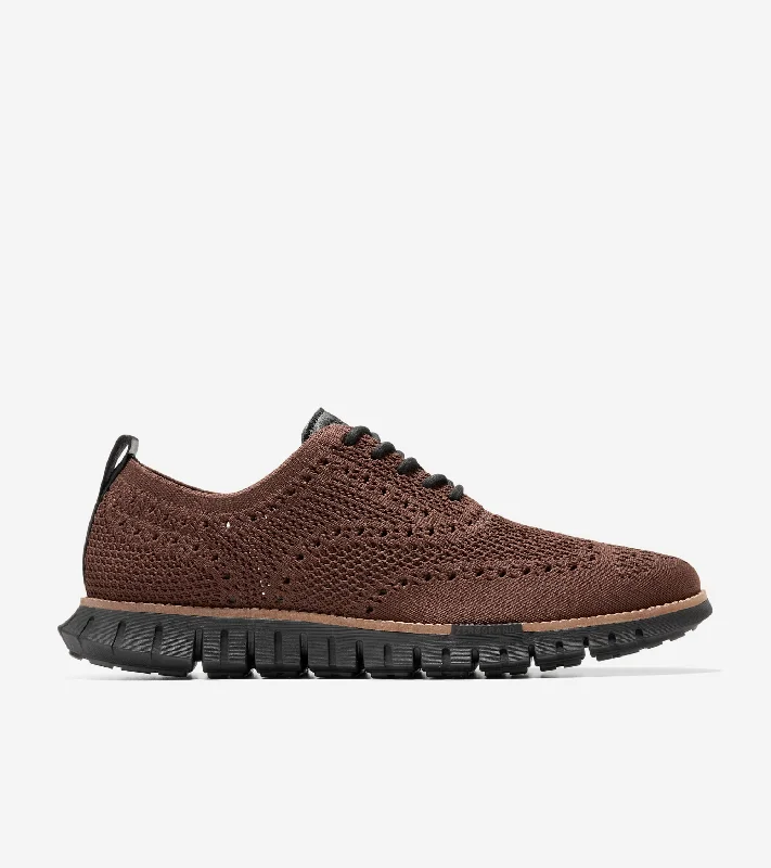 Men's Oxfords with a cap - toe design and a rubber heelMen's ZERØGRAND Remastered Stitchlite™ Wingtip Oxford