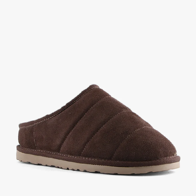 Men's slippers with a memory foam insoleCILIO COCOLATE SCUFF