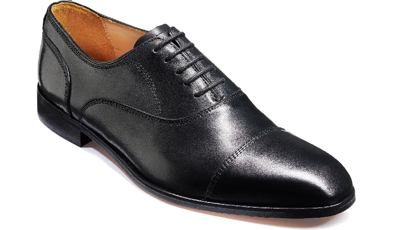 Men's leather Oxford shoes with a plain toeCorso - Black Calf