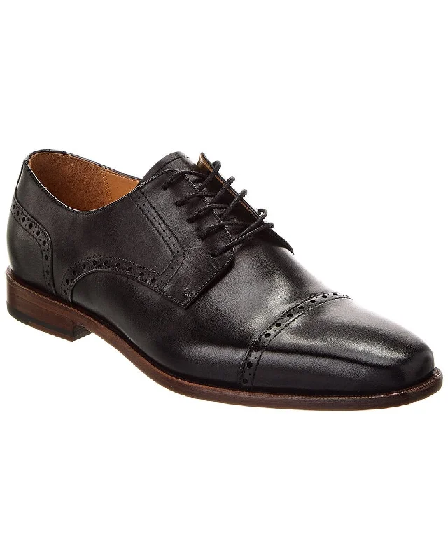 Men's Oxfords with a high - quality leather upperCuratore Cap Toe Leather Oxford