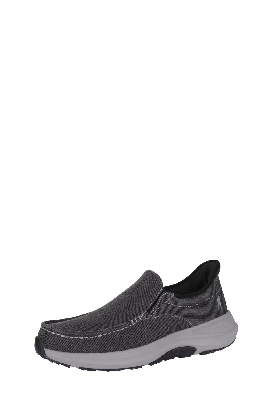 Breathable men's casual shoes for warm weatherDave Comfort Shoe - Charcoal