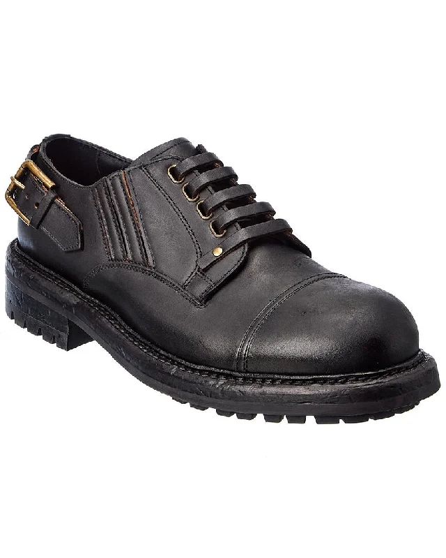 Brogue - perforated men's Oxfords for a traditional lookDolce & Gabbana Leather Oxford