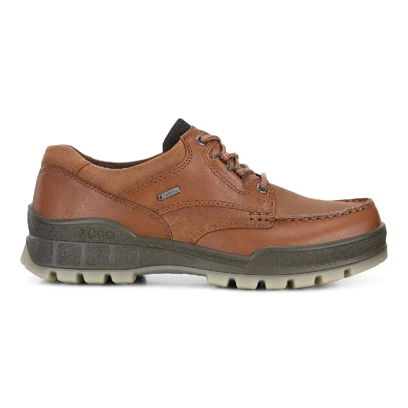 Men's Oxfords with a lace - up closure and a narrow fitECCO Men's 831714 Track 25 Lo Brown Nubuck GORE-TEX Waterproof