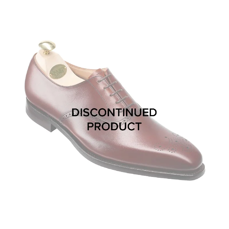 Men's Oxfords with a contrast stitching on the weltEdgware Chestnut Burnished Calf