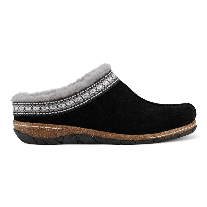 men's mules with heel strapElya Round Toe Casual Slip-on Flat Clogs