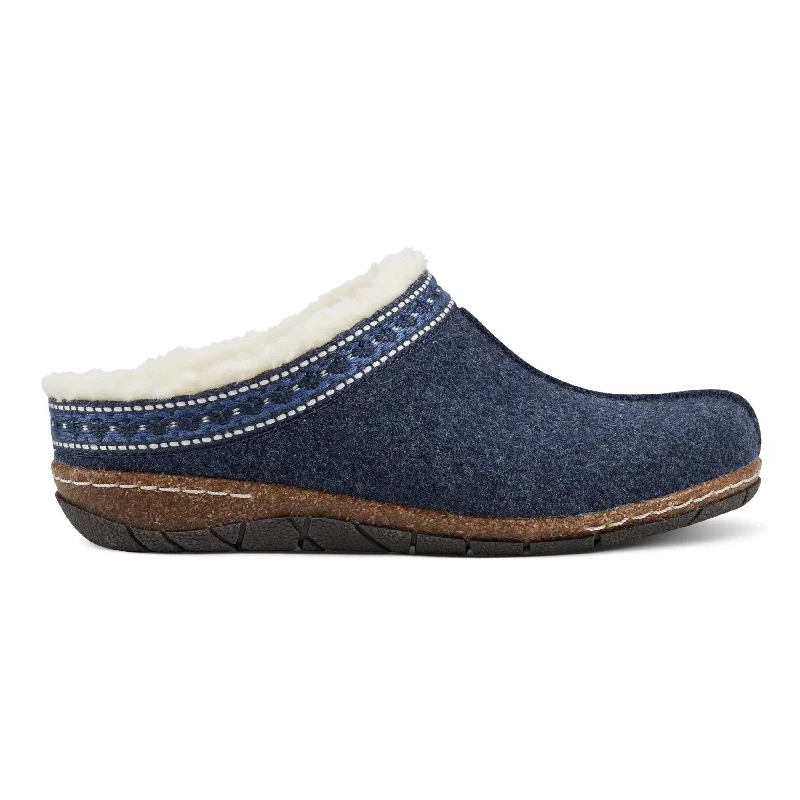 men's mules with memory foamElya Round Toe Casual Slip-on Flat Clogs