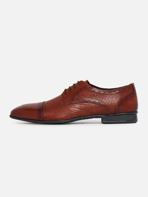 Men's Oxford shoes with a shock - absorbing insole and a leather liningEzok Leather Formal Shoes For Men