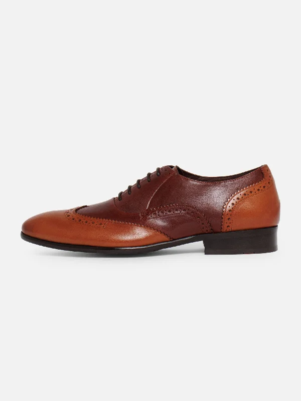 Men's Oxford shoes with a shock - absorbing insole and a leather liningEzok Leather Formal Shoes For Men