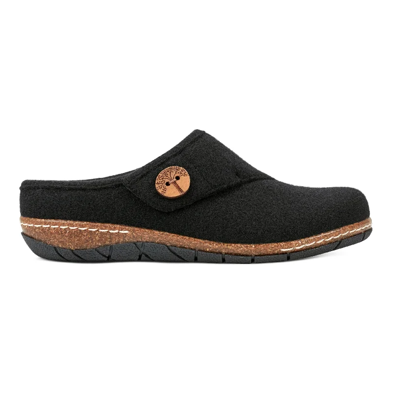 comfortable men mulesEzra Round Toe Casual Slip-on Flat Clogs