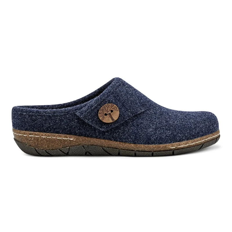 leather men mulesEzra Round Toe Casual Slip-on Flat Clogs