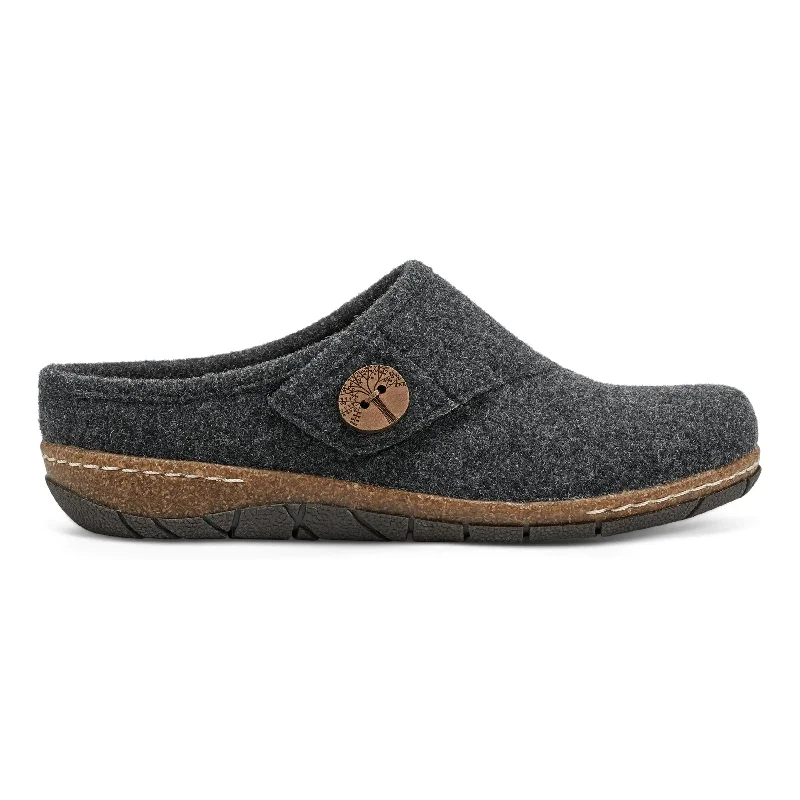 men's mules with unique designsEzra Round Toe Casual Slip-on Flat Clogs