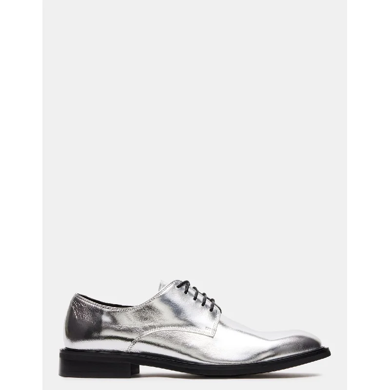 Men's Oxford shoes with a shock - absorbing insole and a leather liningHadar Silver