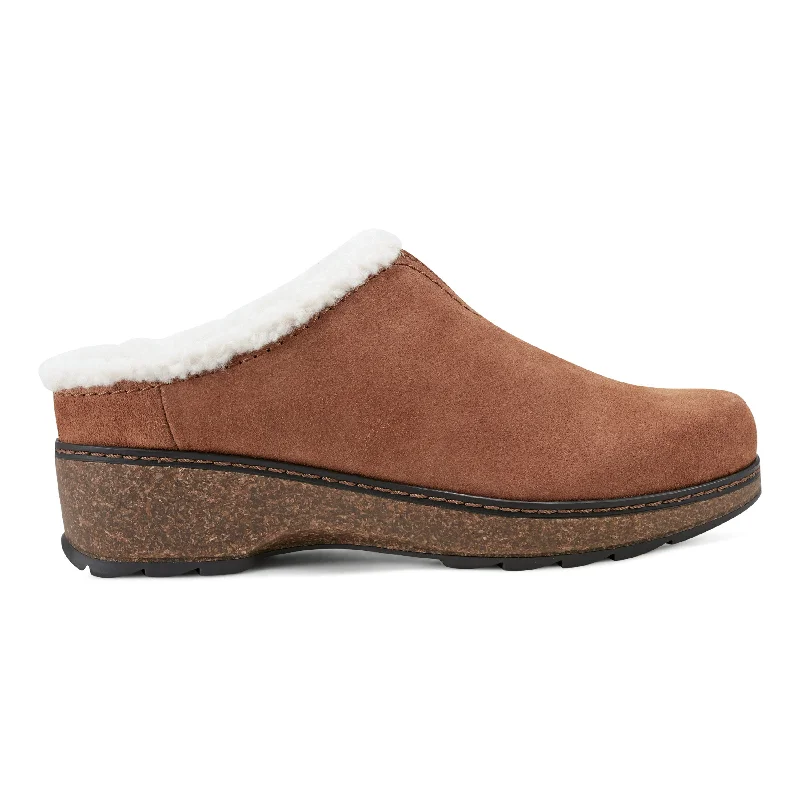 men's mules for daily wearKolia Round Toe Slip-on Casual Heeled Mules