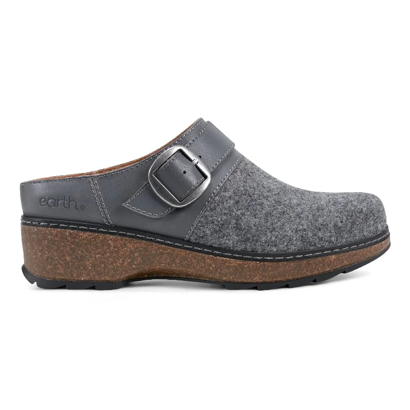 designer men mulesKulla Slip-on Round Toe Block Heel Casual Mules