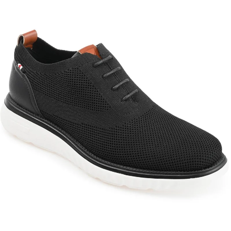 Brogue - perforated men's Oxfords for a traditional lookLamont Mens Knit Lace-Up Oxfords