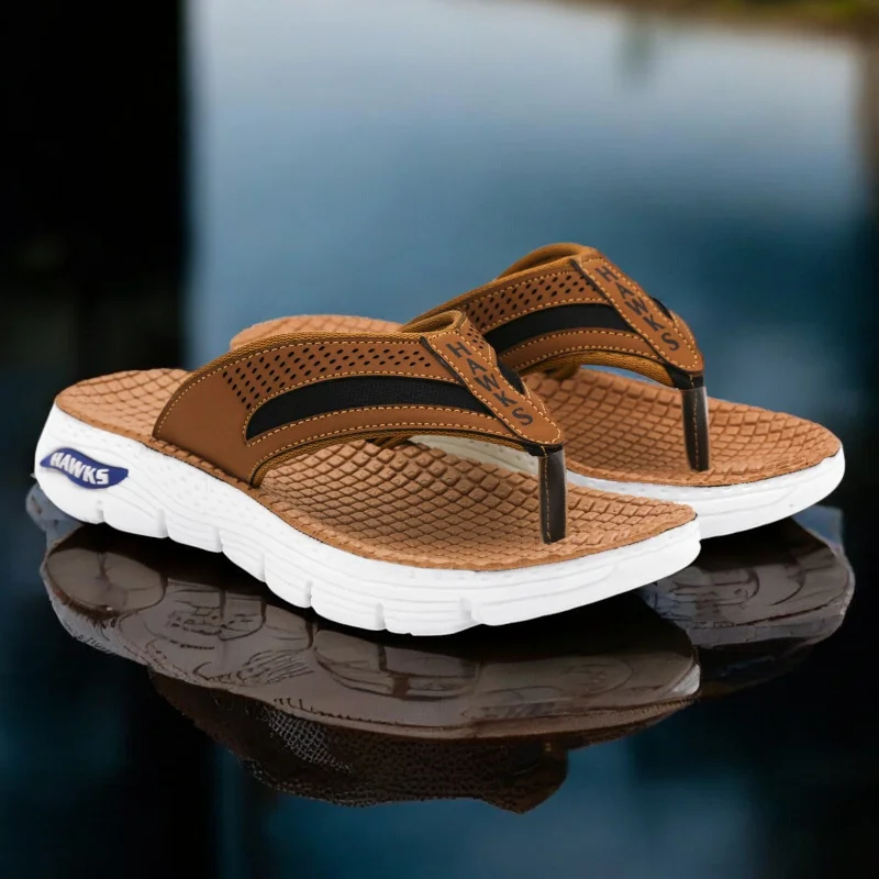 Men's slippers with a Velcro closure for easy on and offM0338 Flefita flipflop