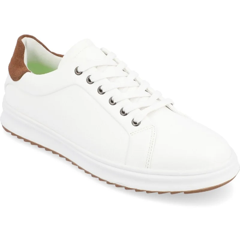 Men's Oxfords with a classic silhouette and a high - shine finishRobby Mens Faux Leather Lace-Up Oxfords