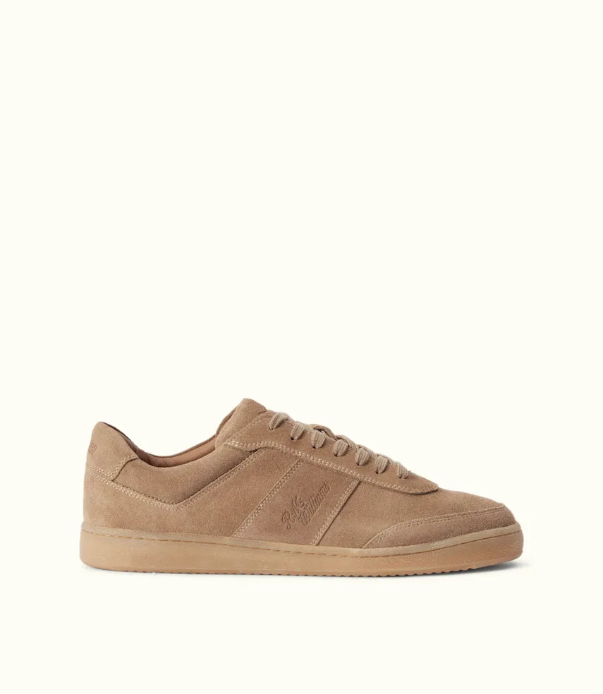 Suede men's casual shoes in earthy tonesR.M.Williams - Sandbar Sneaker - Wood Ash - G Fit