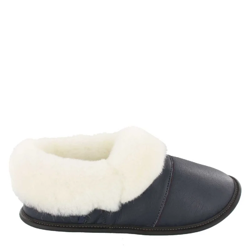 Men's slippers with a soft, flexible soleLeather Lazybone Slippers