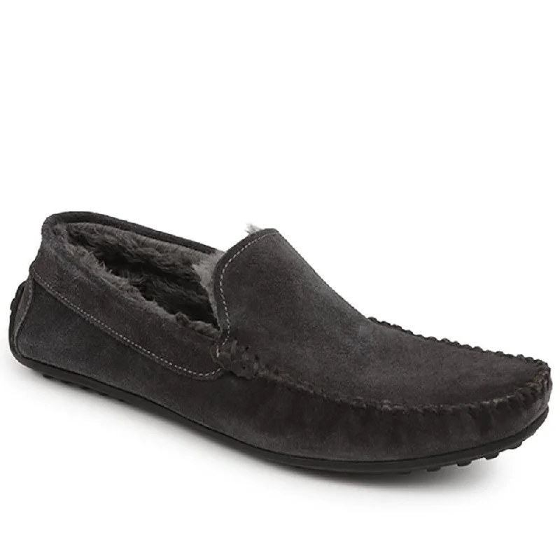 Men's slippers with a breathable fabric upperZain Suede Full Slippers  - ZAIN / 326 286