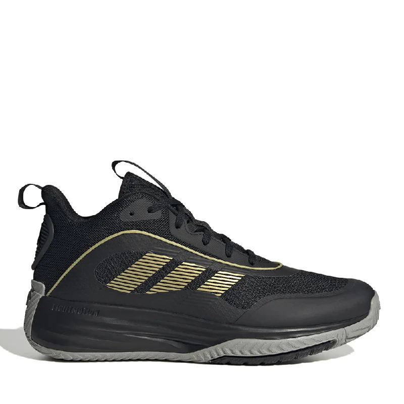 Men's basketball shoes with a lace - up closure and a unique tongue designadidas Men's Own the Game 3 Basketball Shoes